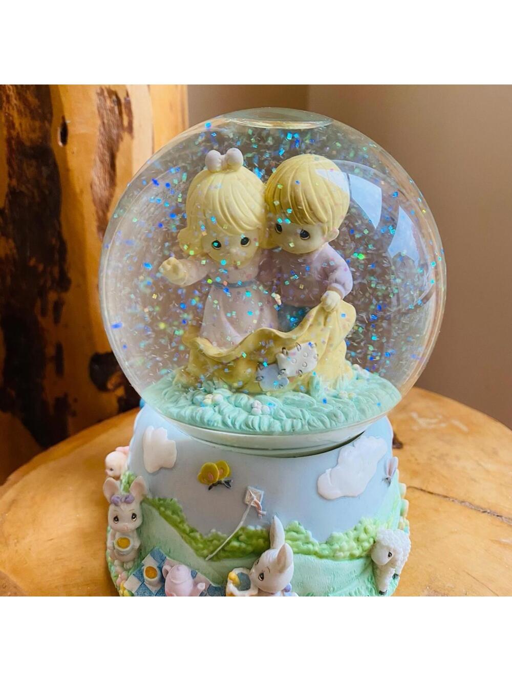 Precious Moments Snow Globe "You Are Always There for Me"